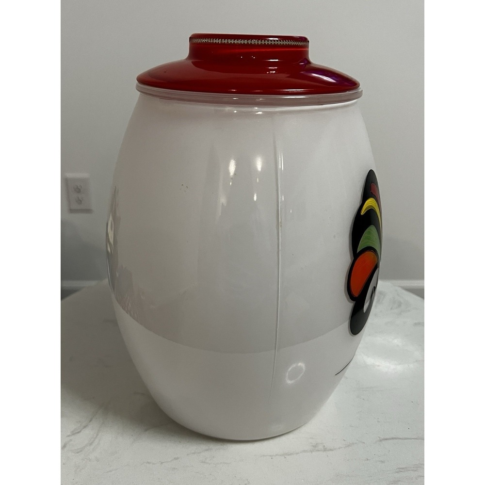 Vtg Bartlett Collins Cookie Jar Proud Rooster Canister Farmhouse Cottage Chicken - Picture 2 of 16